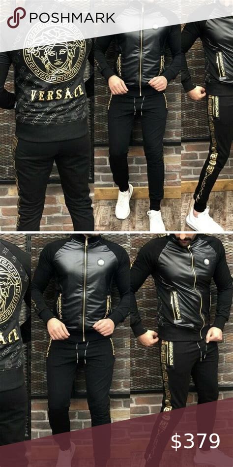 versace jeans men's jacket|versace men's tracksuit.